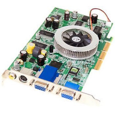 Grafische kaart nVidia GeForce4 Ti 4200 128MB SDR AGP 8x 2xVGA S-VIDEO COMPOSITE NV28 Board MSI